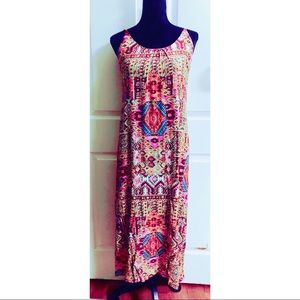 F.L.P. boho spaghetti strap maxi dress